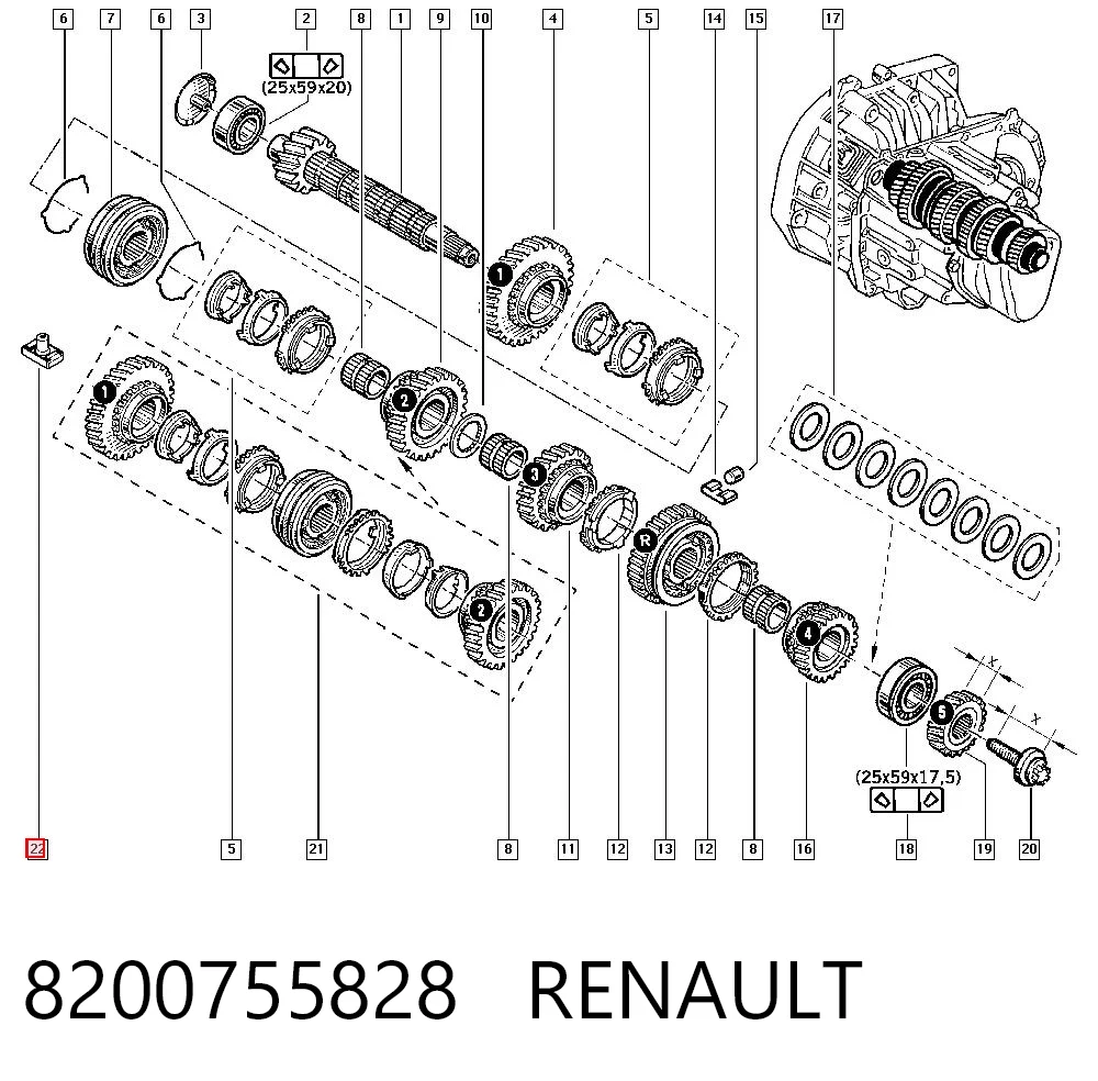 8200755828 Renault (RVI)