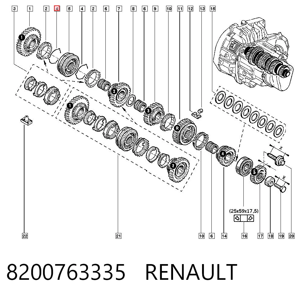 8200763335 Renault (RVI)