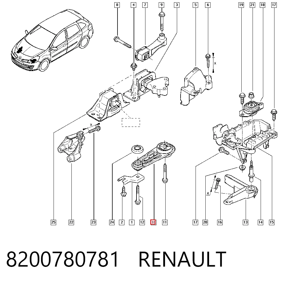 8200780781 Renault (RVI)
