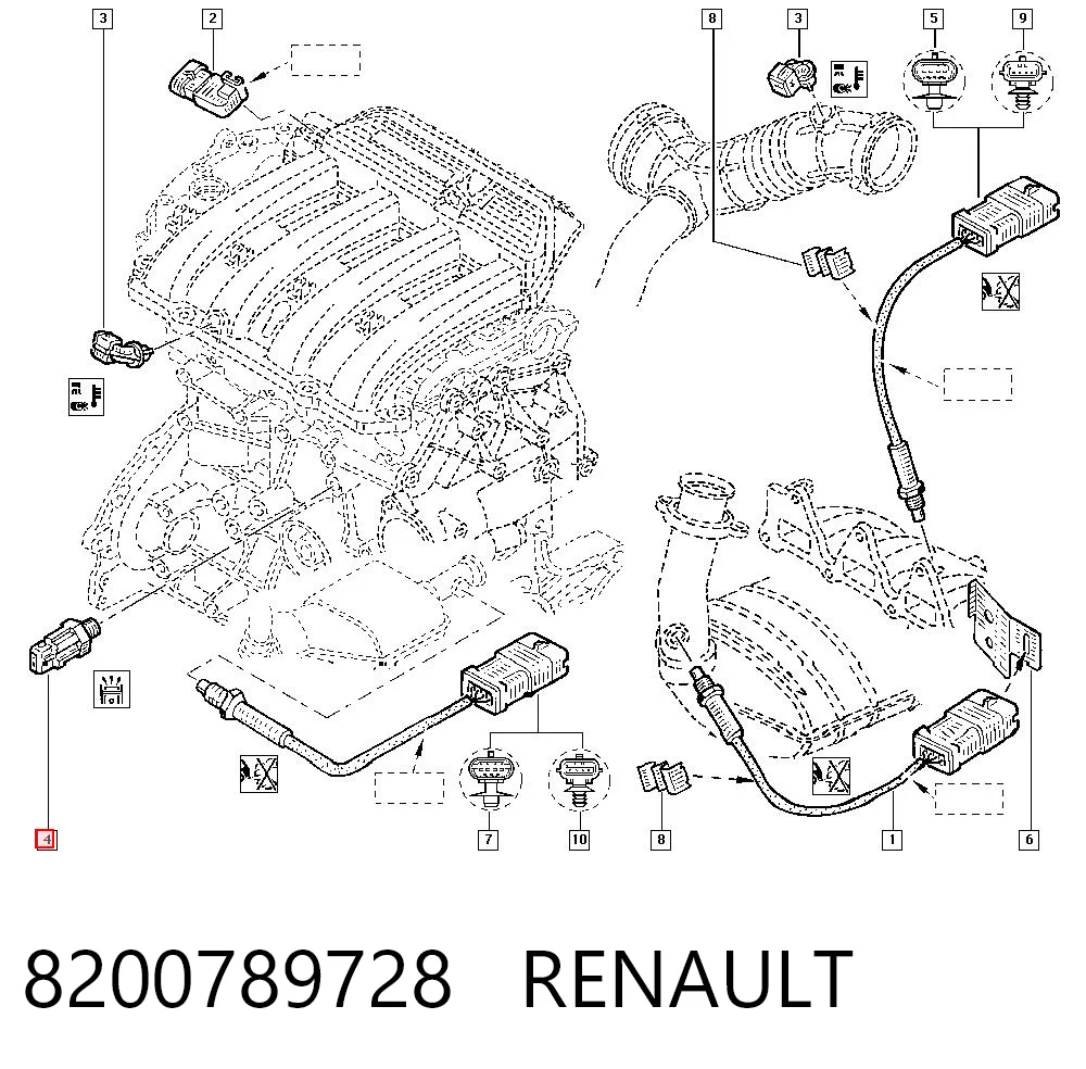 Compre Sensor de detonação Dacia Lodgy 