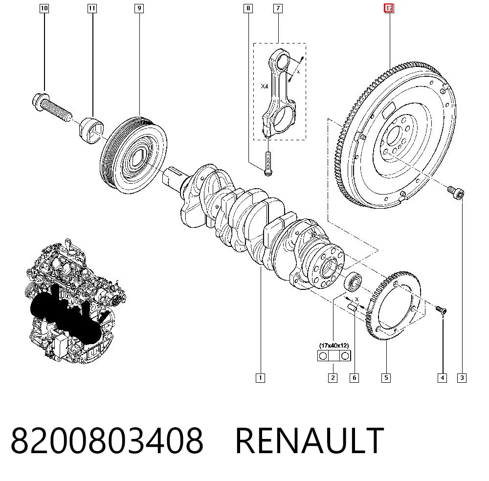 8200803408 Renault (RVI)