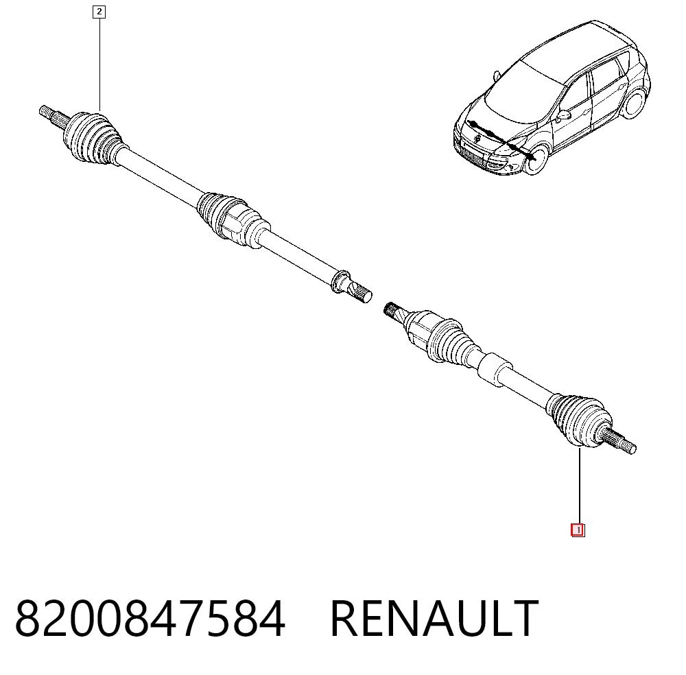 8200847584 Renault (RVI)