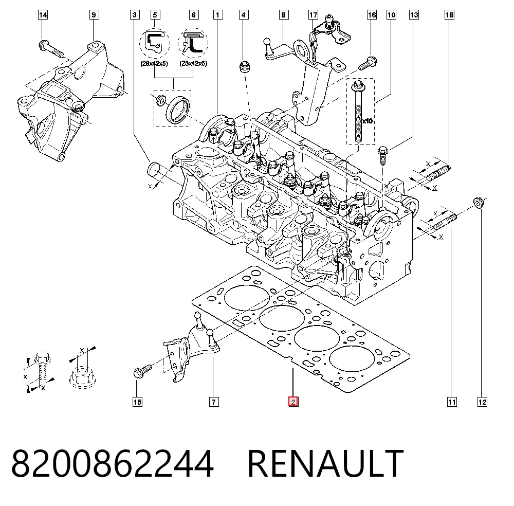 Compre Vedante de cabeça de motor (CBC) Renault DUSTER 2