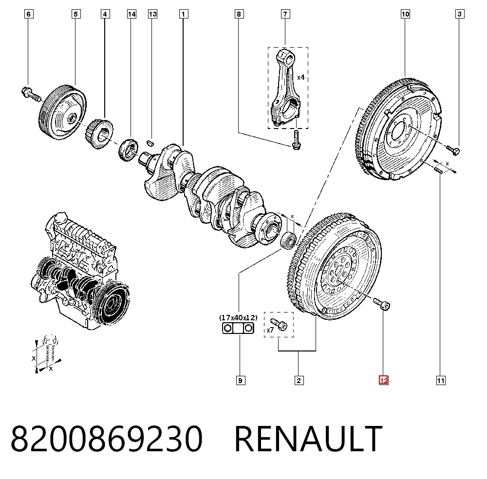 8200869230 Renault (RVI)