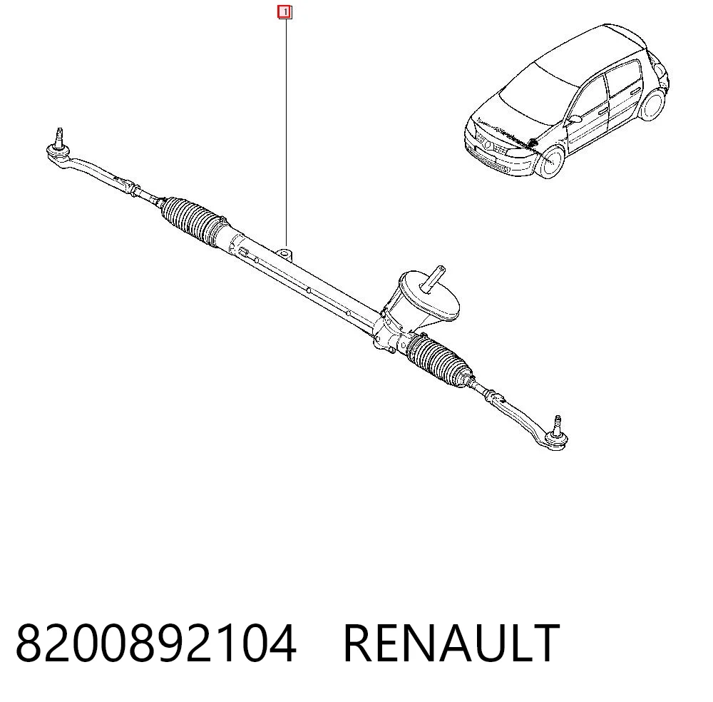 para Renault Megane II (LM0, LM1)