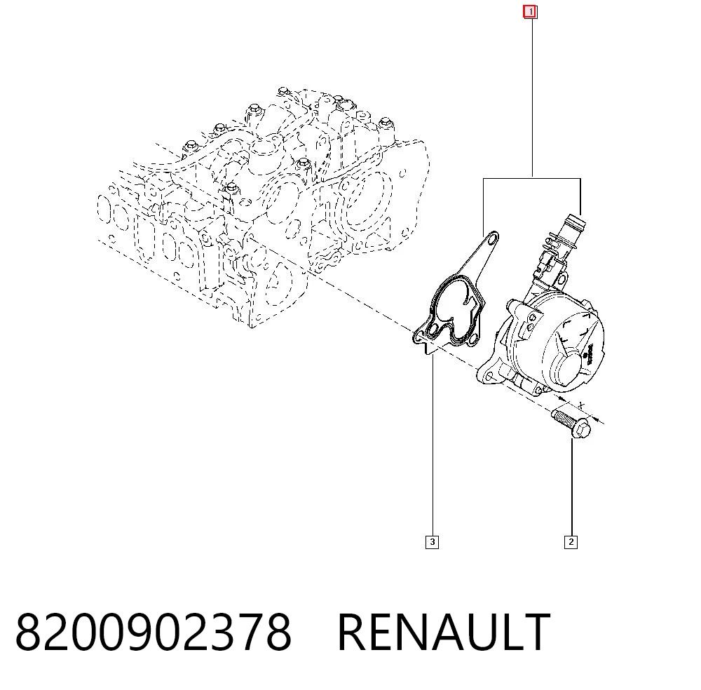Bomba a vácuo 1682093280 Peugeot/Citroen