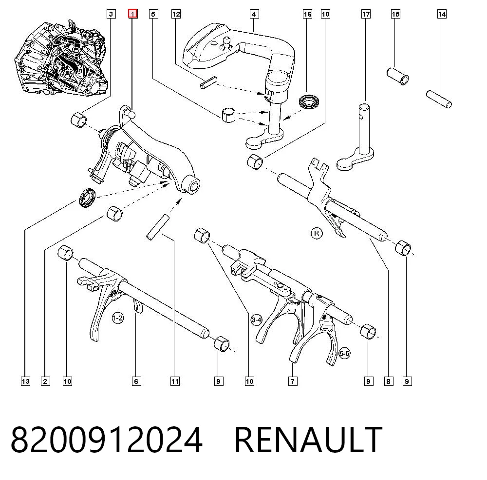 8200912024 Renault (RVI)