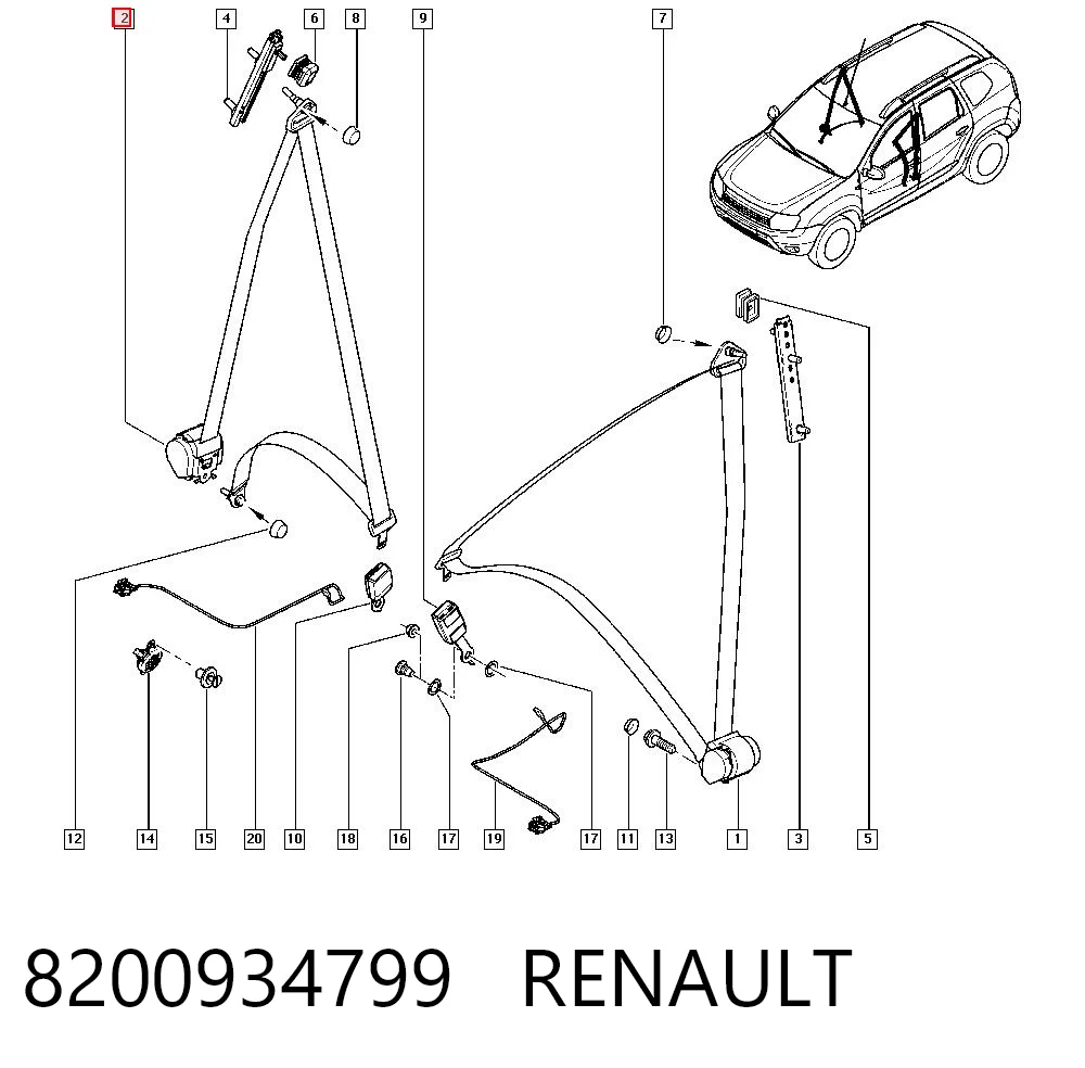 8200934799 Renault (RVI)
