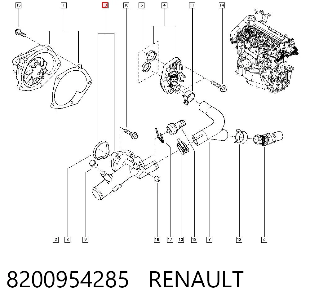 8200954285 Renault (RVI)