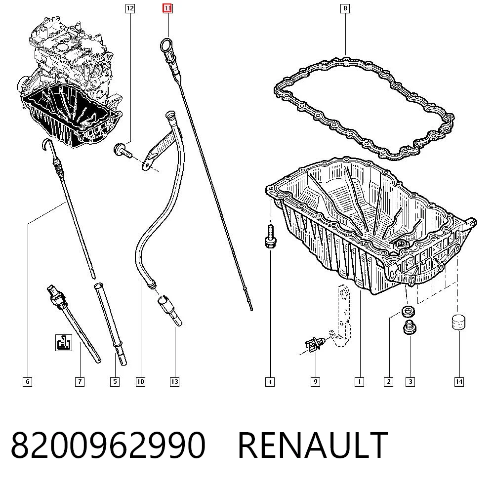 8200962990 Renault (RVI)