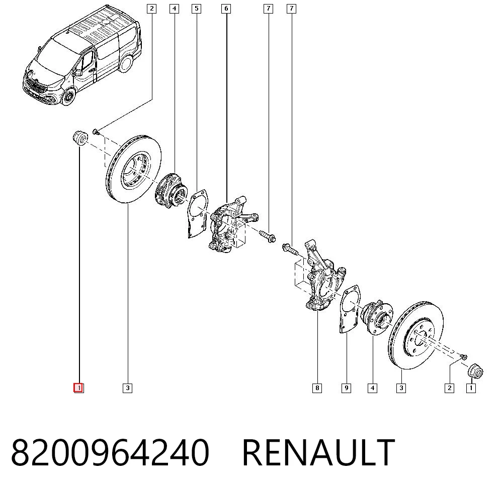8200964240 Renault (RVI)