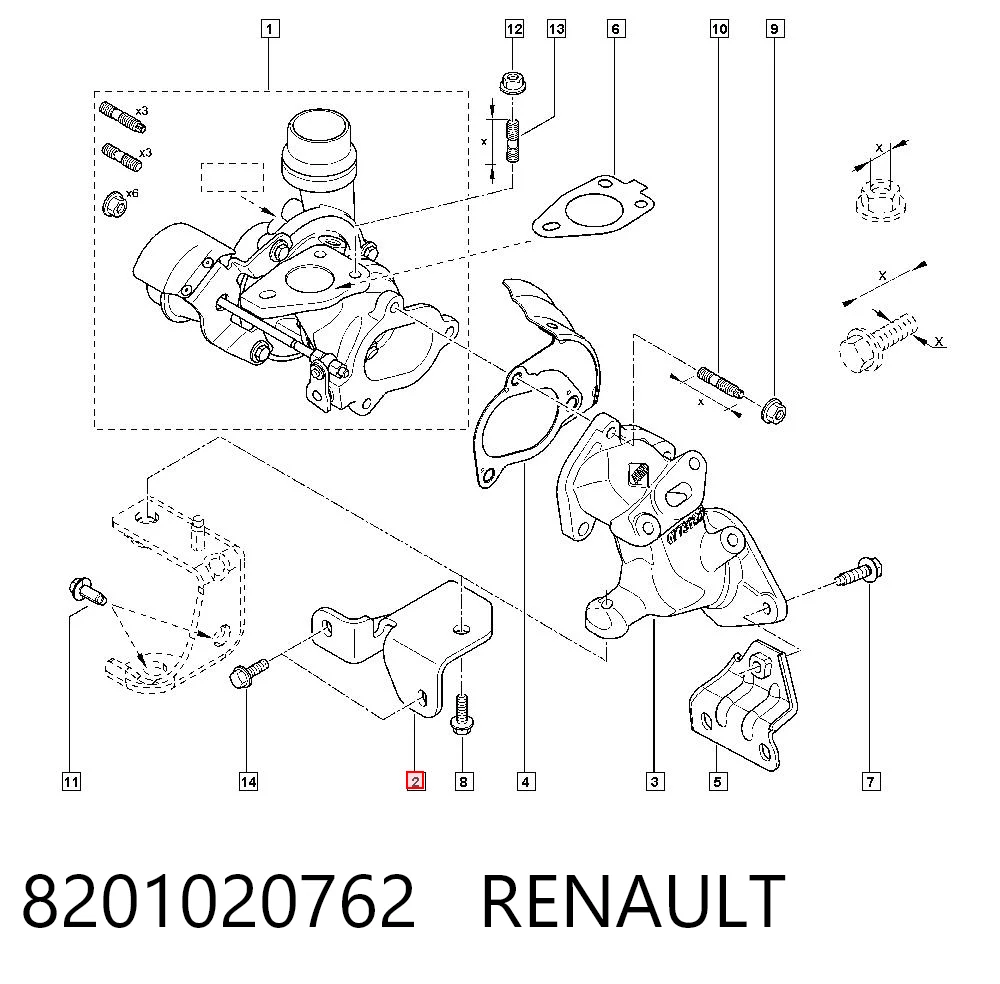 8201020762 Renault (RVI)