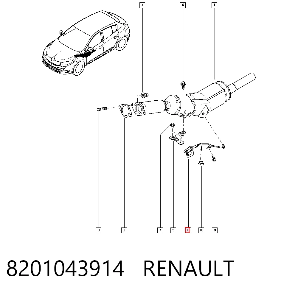 8201043914 Renault (RVI)