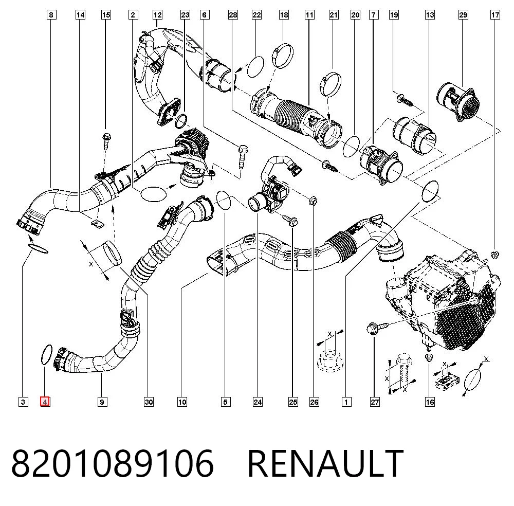 Anel de vedação (vedante) de cano derivado de intercooler Asam 29817 preço, a partir de 5,28 USD