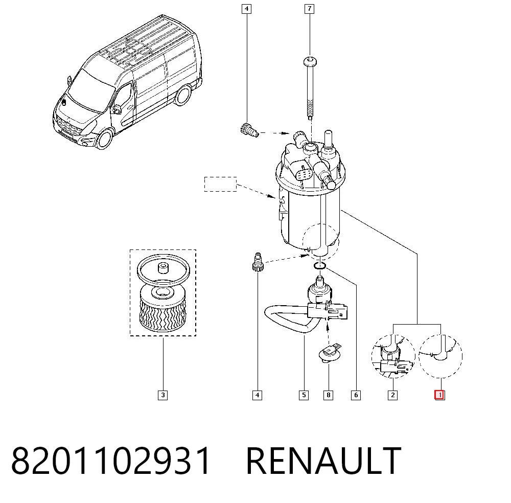 Caixa de filtro de combustível Peugeot/Citroen 95507640 preço, a partir de 72,39 USD