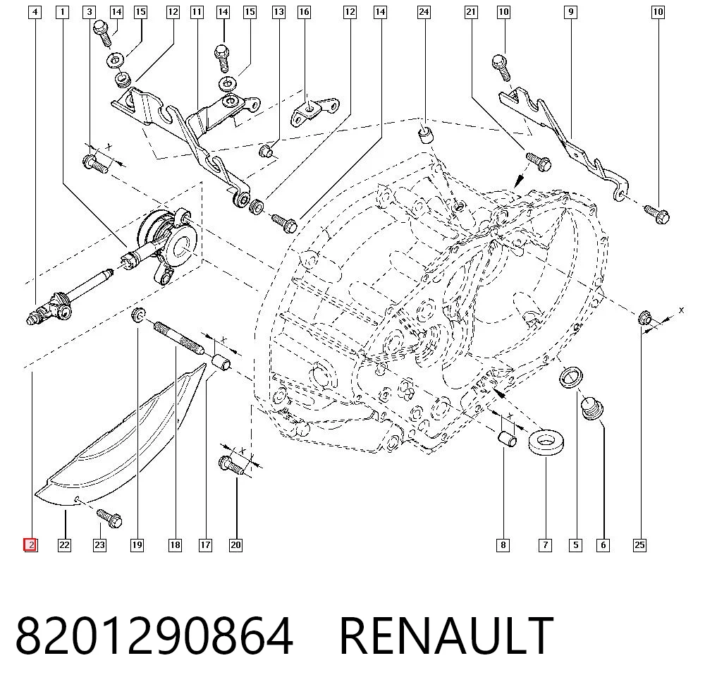 8201290864 Renault (RVI)