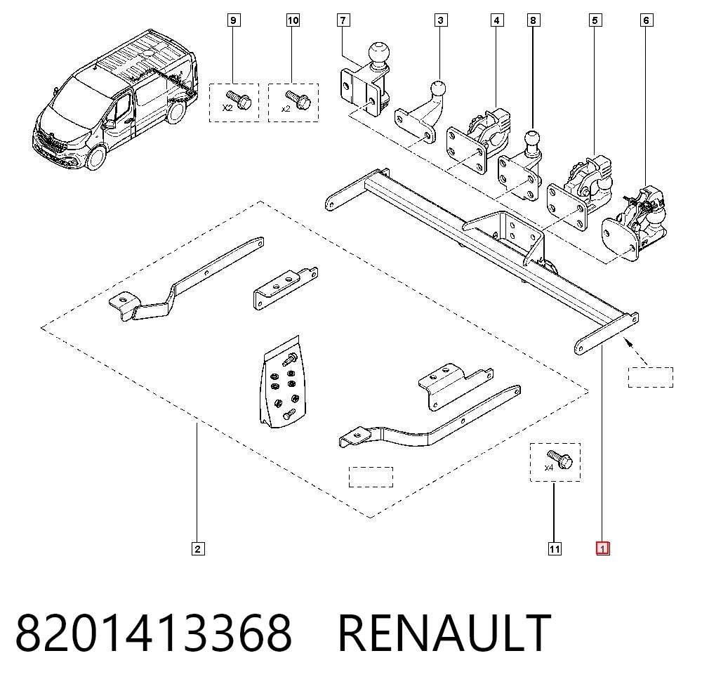 8201413368 Renault (RVI)