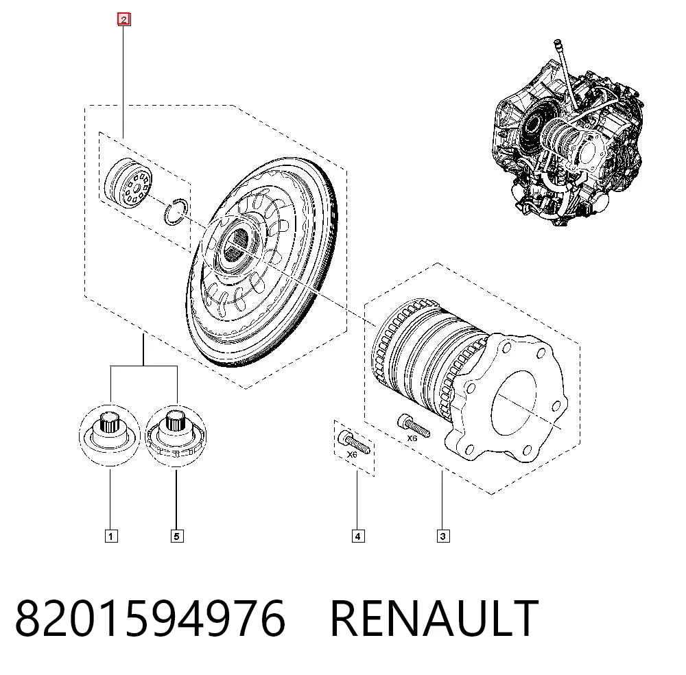 8201594976 Renault (RVI)