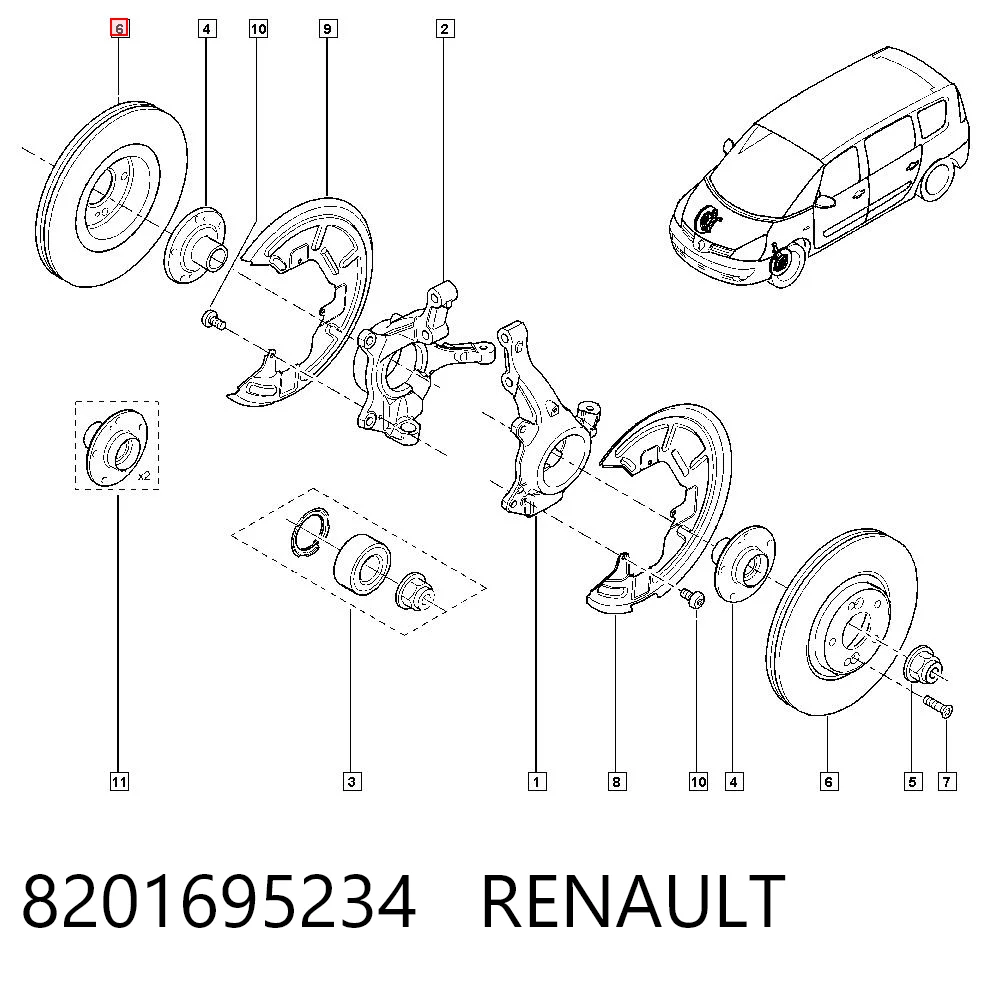 8201695234 Renault (RVI)