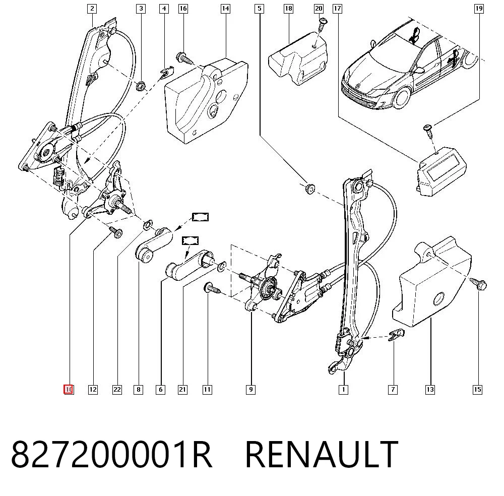  para Renault Megane III (BZ0, BZ1, B3)