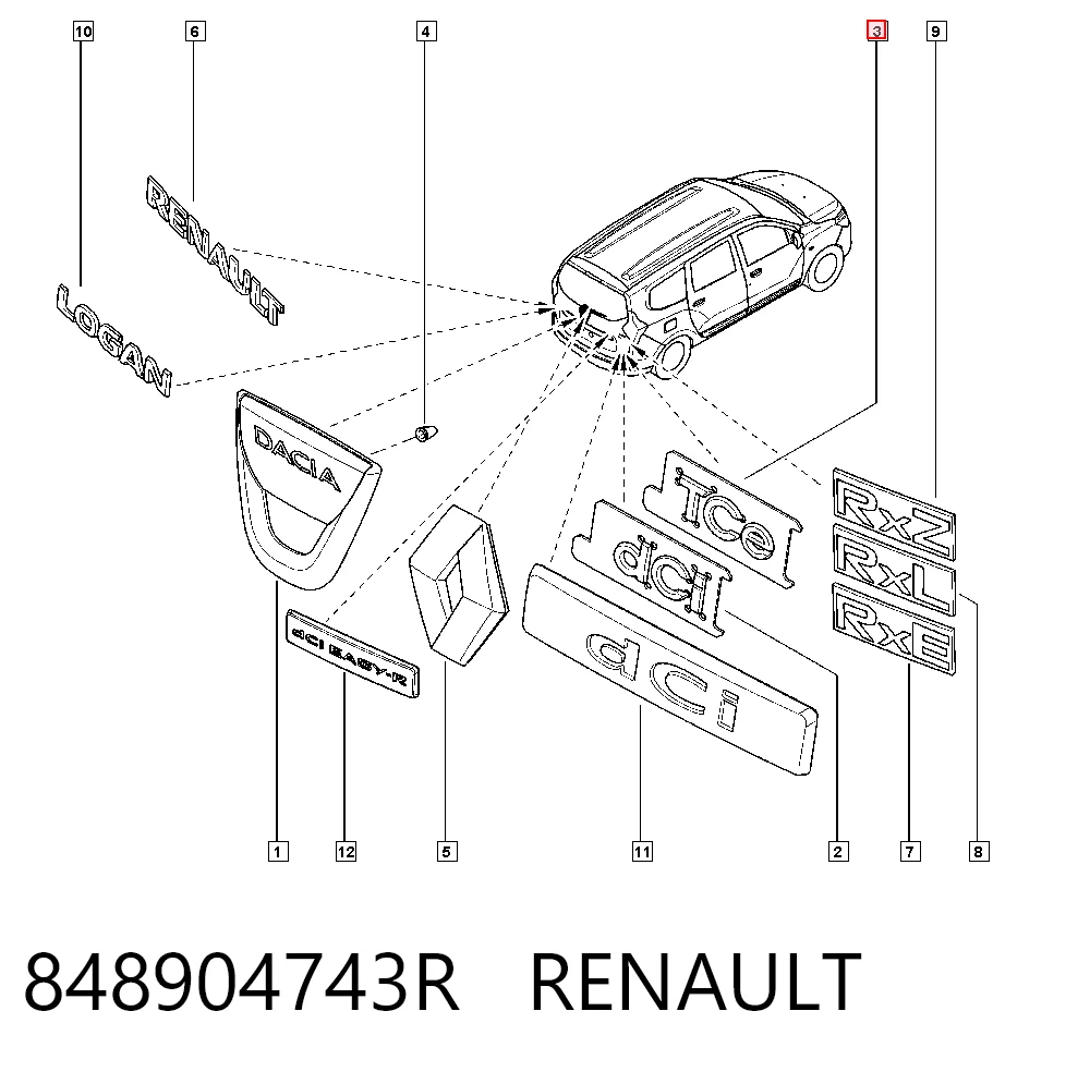 848904743R Renault (RVI)