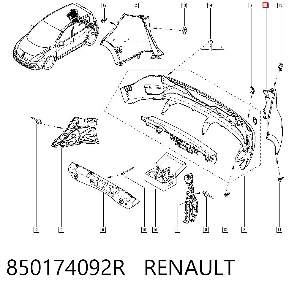 850174092R Renault (RVI)
