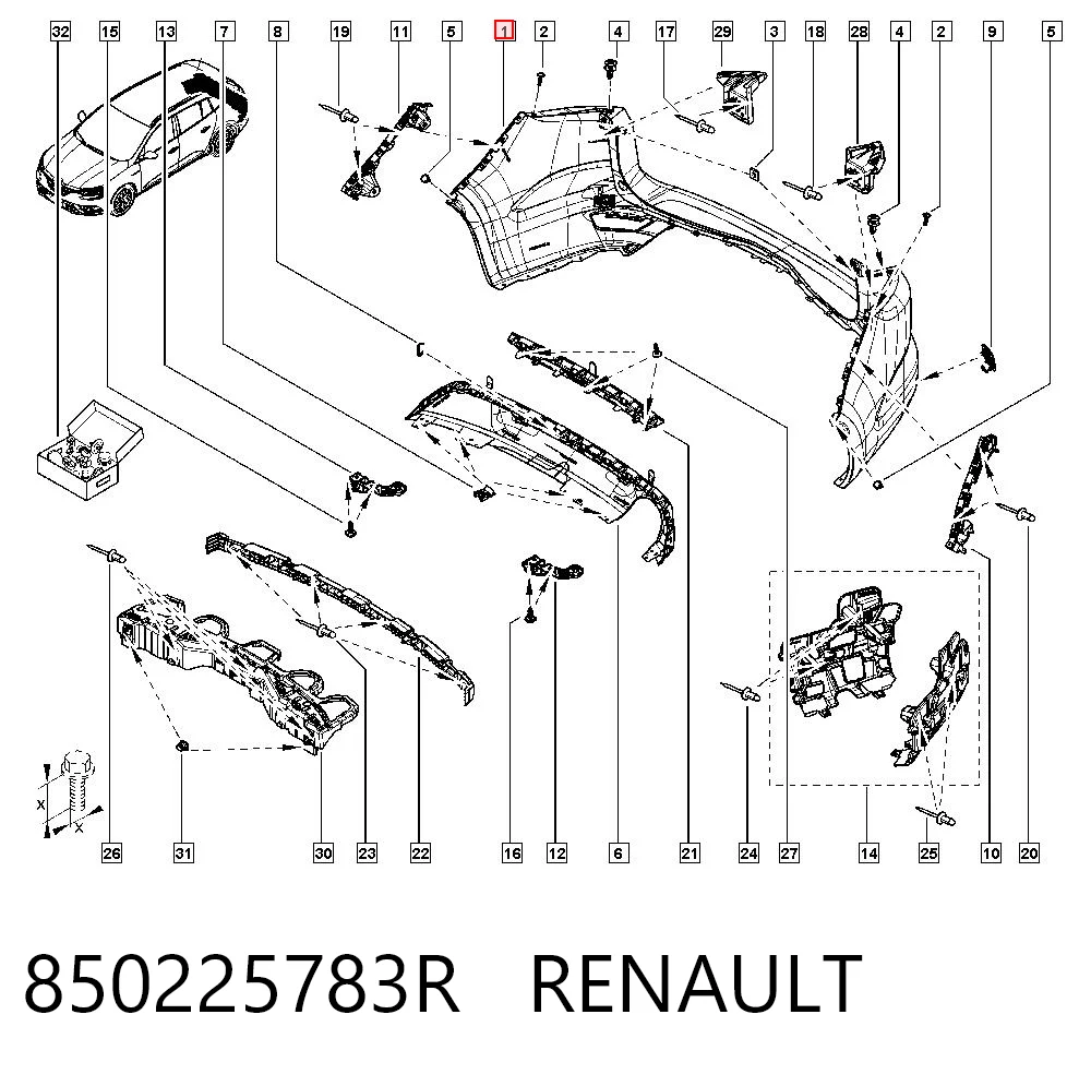 850225783R Renault (RVI)