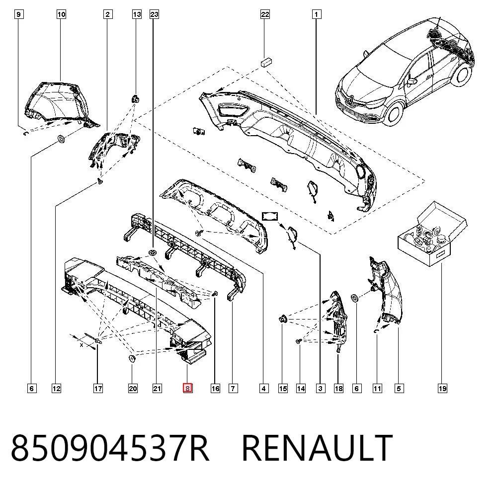 850904537R Renault (RVI)