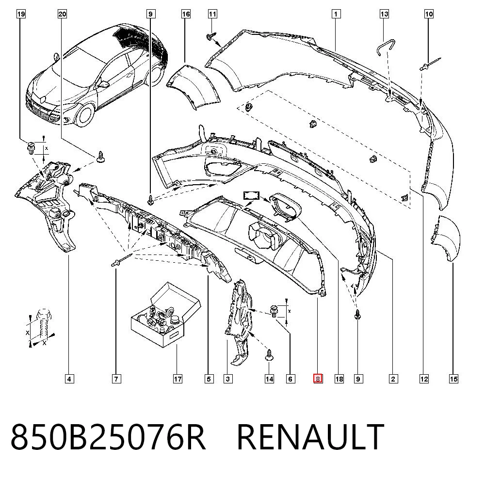 850B25076R Renault (RVI)