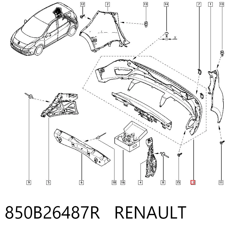 850B26487R Renault (RVI)