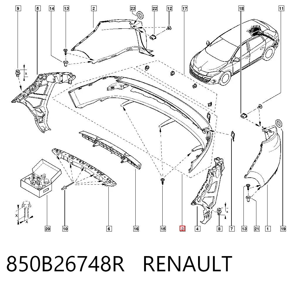 850B26748R Renault (RVI)