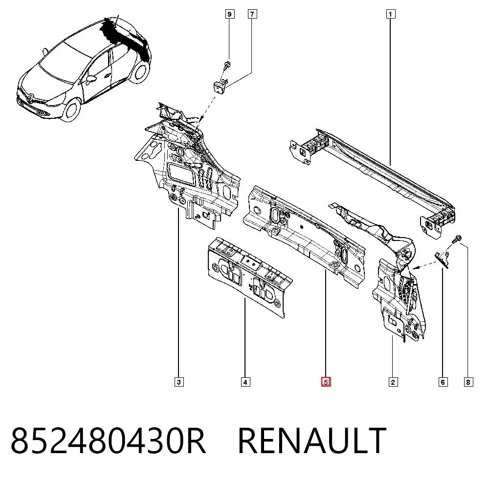 852480430R Renault (RVI)