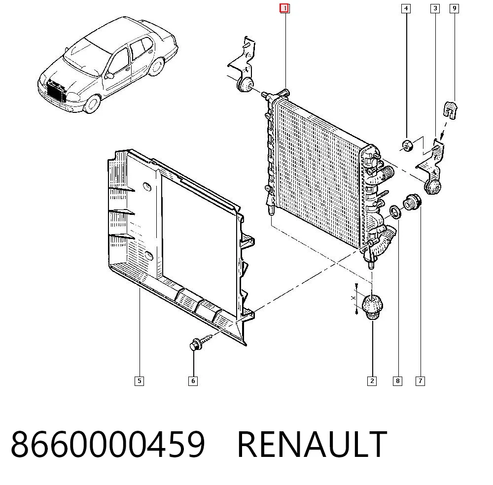 8660000459 Renault (RVI)