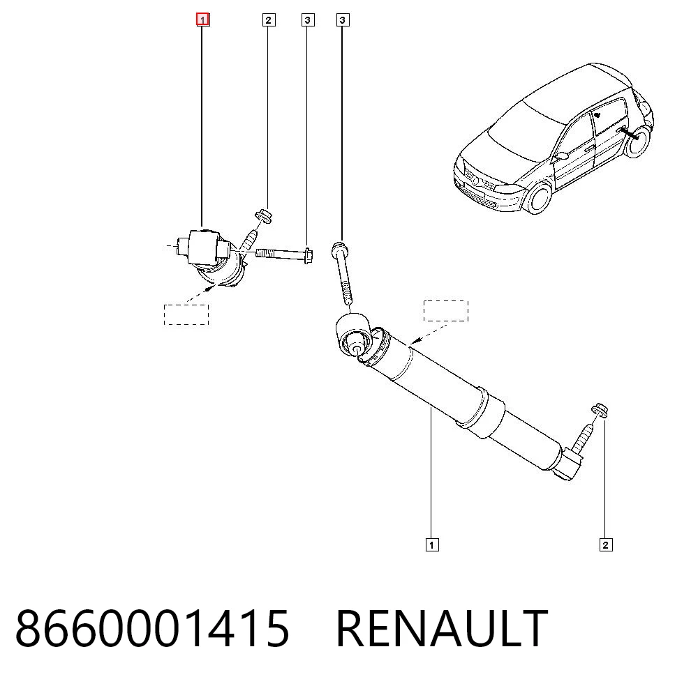 8660001415 Renault (RVI)