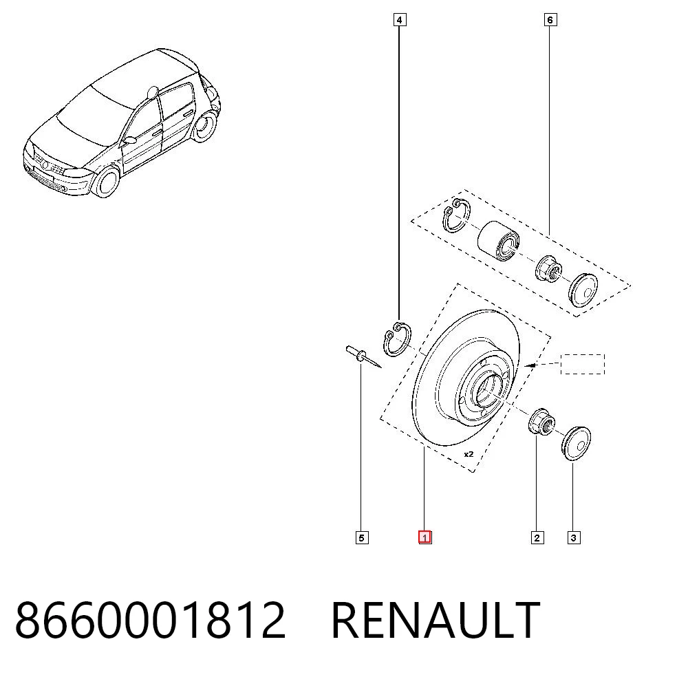 8660001812 Renault (RVI)