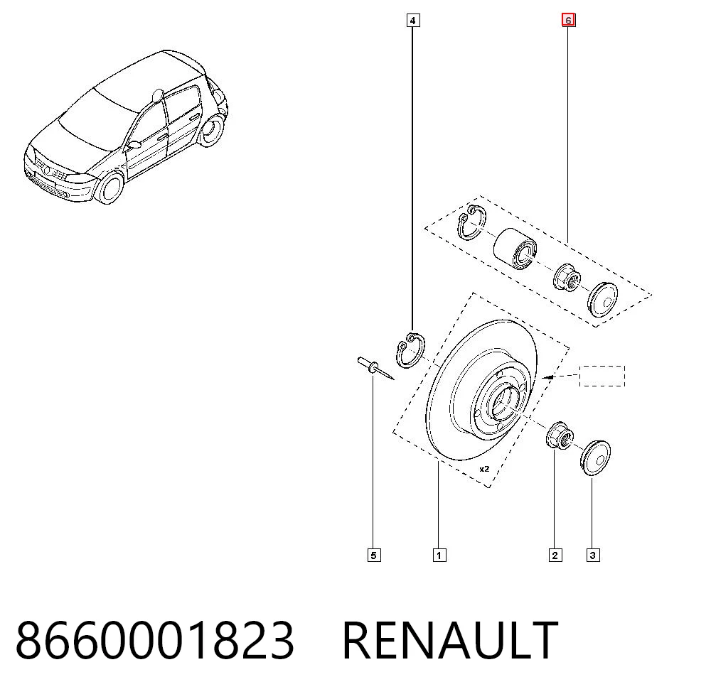 8660001823 Renault (RVI)