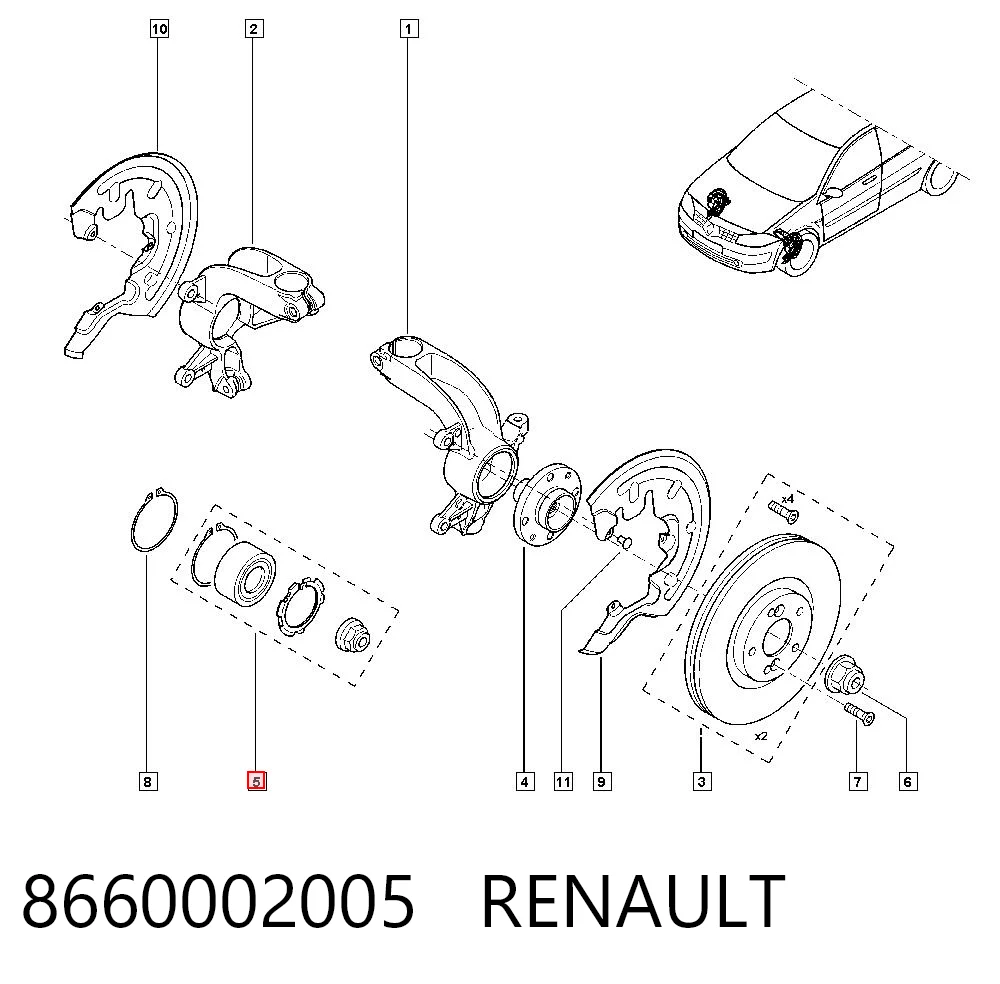 8660002005 Renault (RVI)