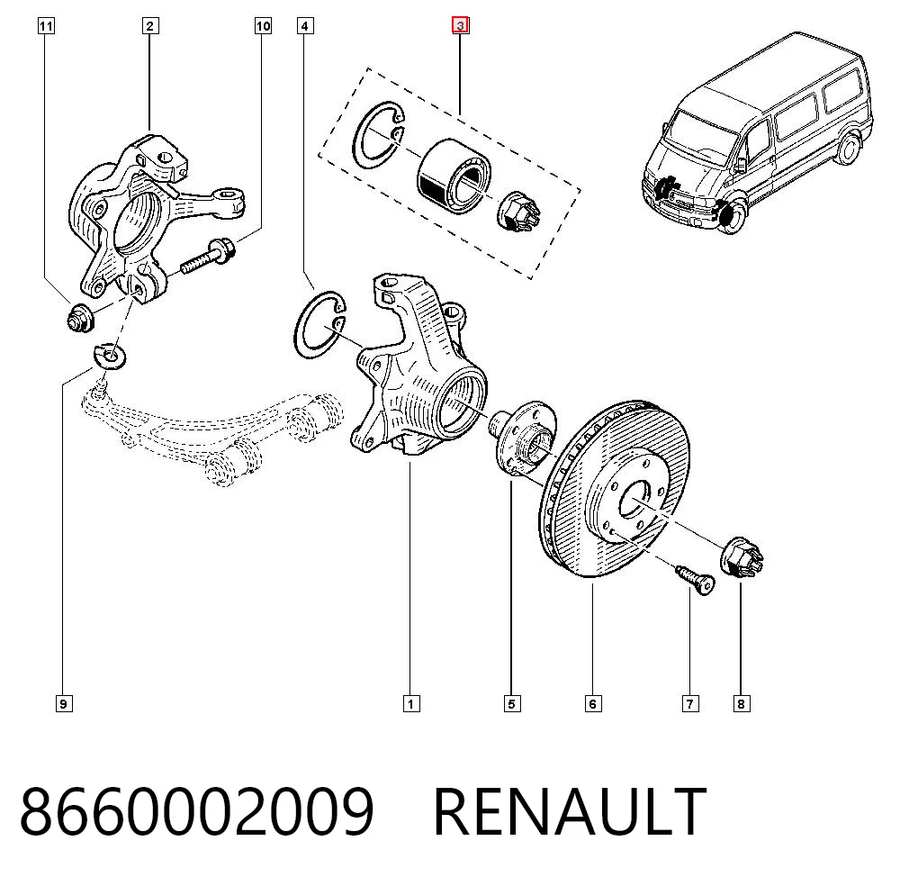 8660002009 Renault (RVI)