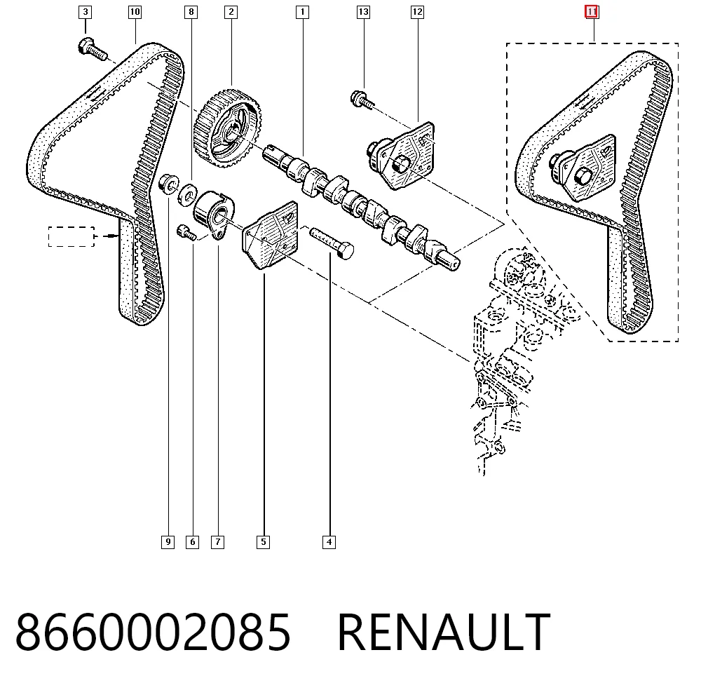 8660002085 Renault (RVI)