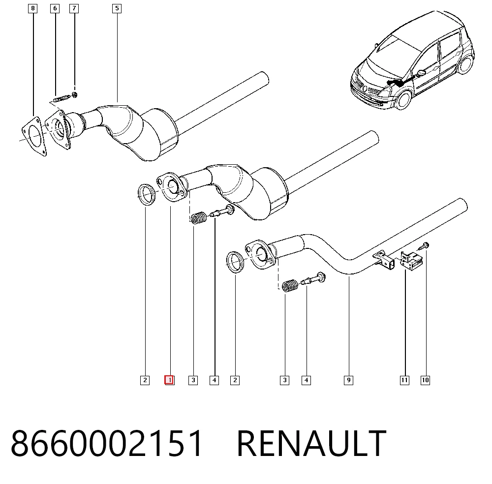 8660002151 Renault (RVI)