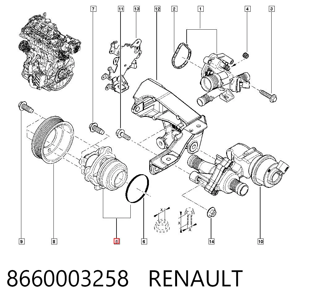 8660003258 Renault (RVI)