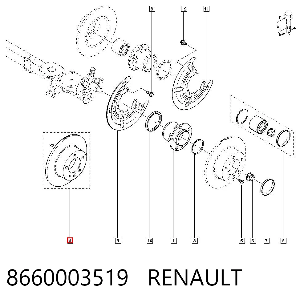 8660003519 Renault (RVI)