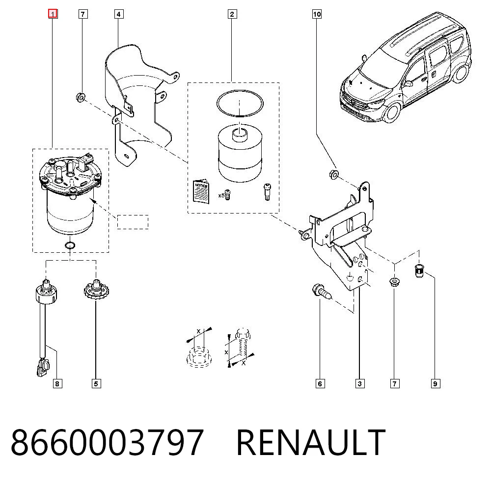 para Renault Clio IV (BH)