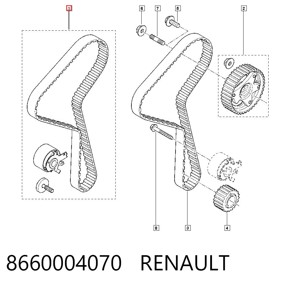 8660004070 Renault (RVI)