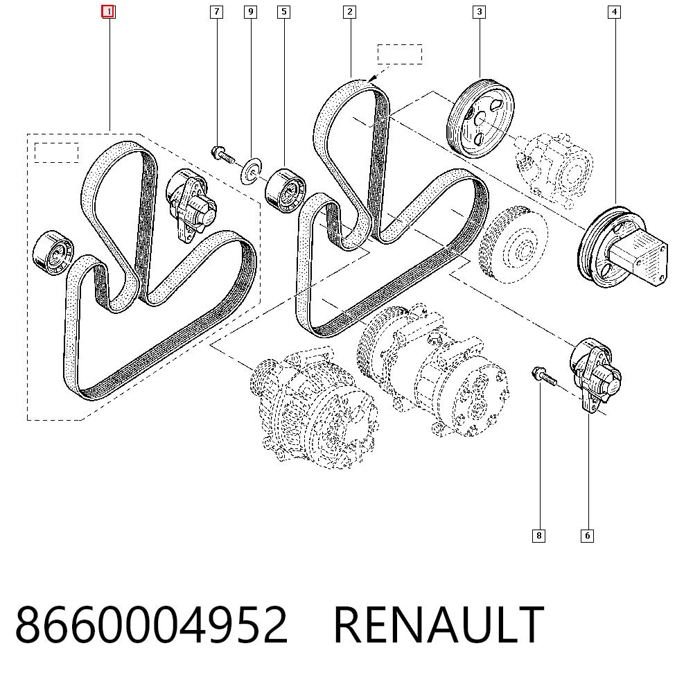 8660004952 Renault (RVI)