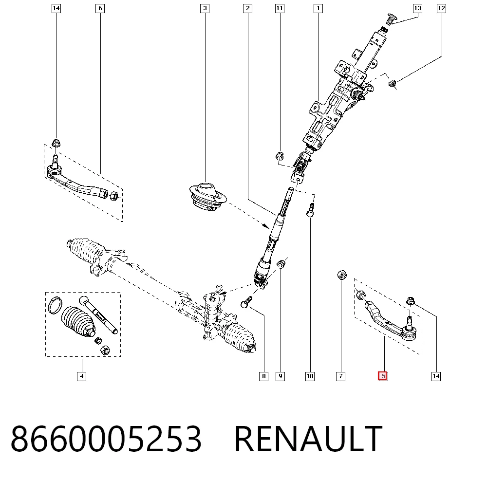 8660005253 Renault (RVI)