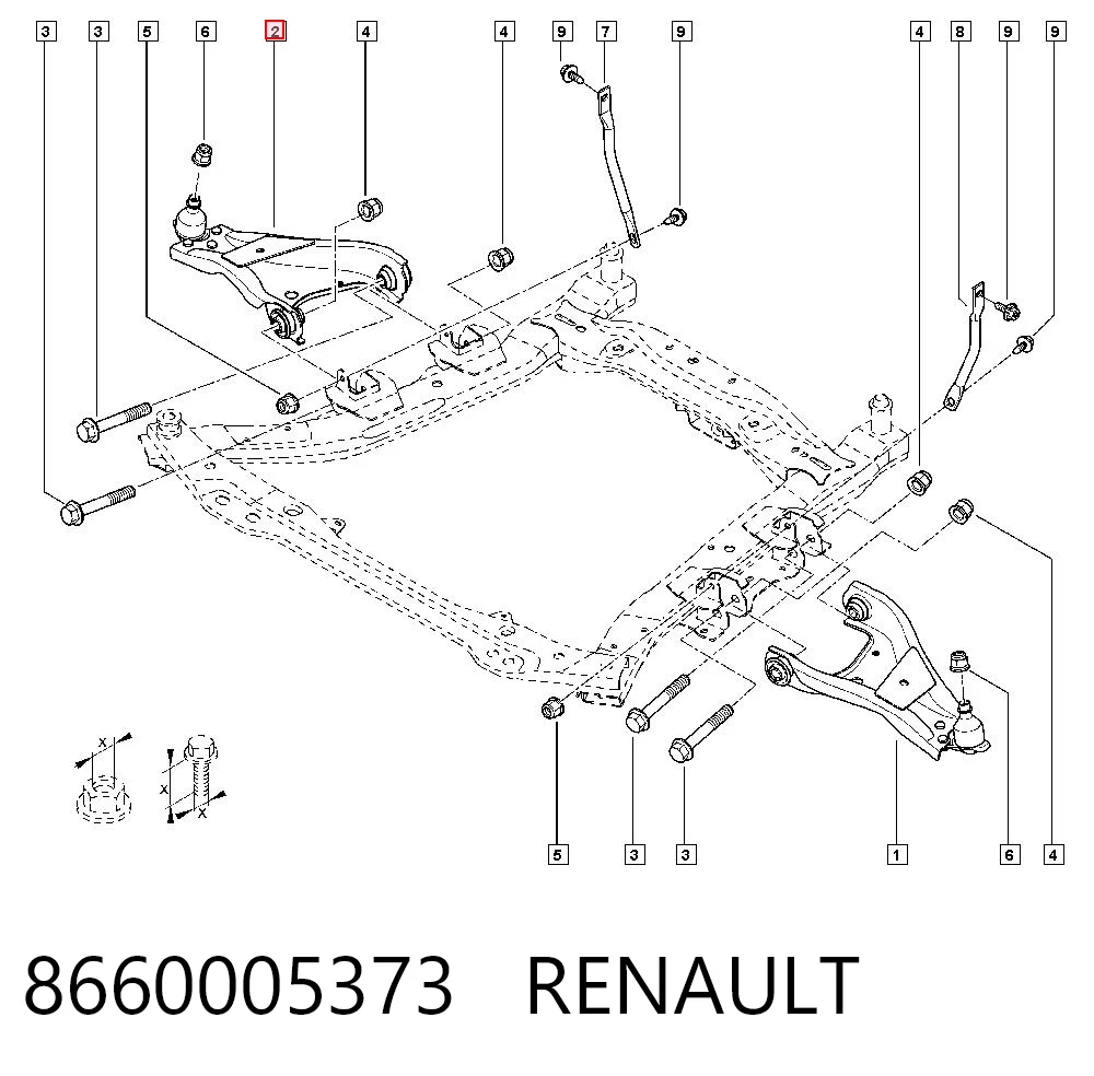 8660005373 Renault (RVI)