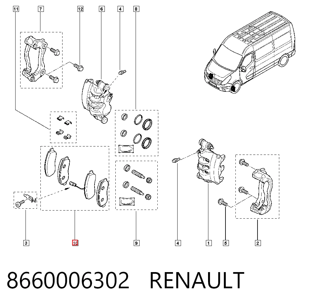 8660006302 Renault (RVI)