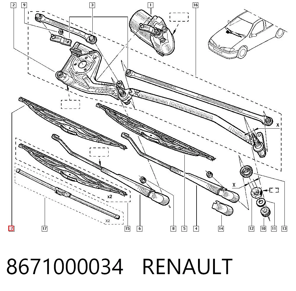 8671000034 Renault (RVI)