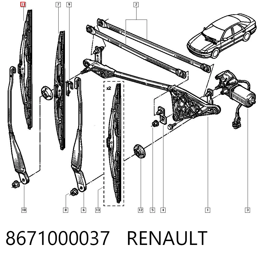 8671000037 Renault (RVI)